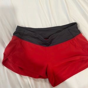 Lululemon speedy short size 6
